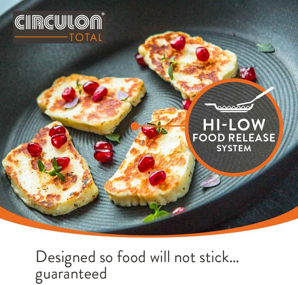 Circulon Total 30 cm Wok Pan Durable Non Stick Hard Anodised Induction