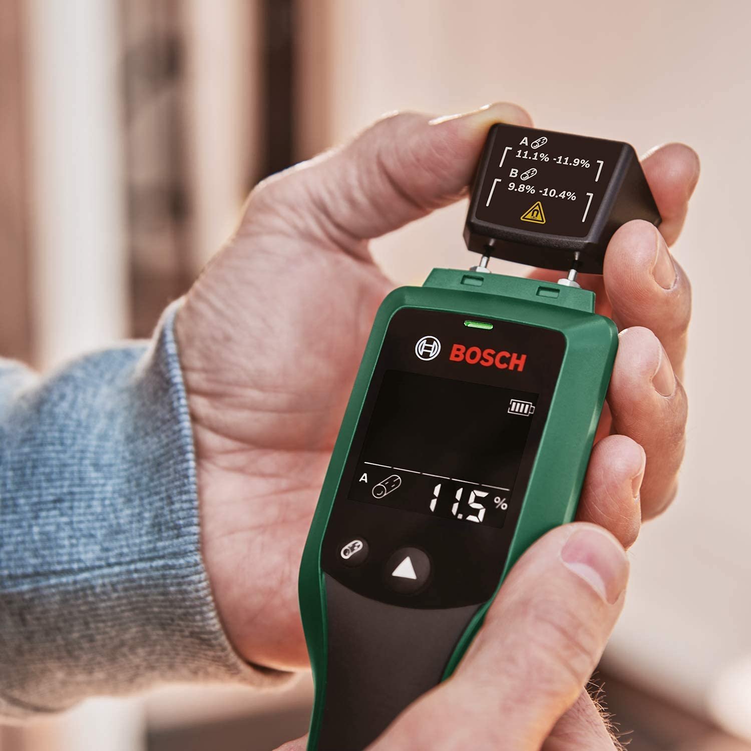 Bosch moisture meter UniversalHumid (precise results thanks to wood