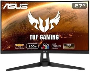 ASUS TUF Gaming VG27WQ1B Curved Gaming Monitor - Grey