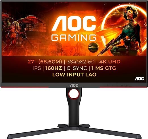 AOC Gaming U27G3X 27 inch 4K UHD Monitor