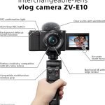 Sony Alpha ZV-E10 APS-C Mirrorless Interchangeable Lens Vlog Camera - Black