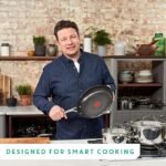 Tefal Jamie Oliver Cook's Direct 28cm Frying Pan: Non-Stick Stainless Steel with Heat Indicator